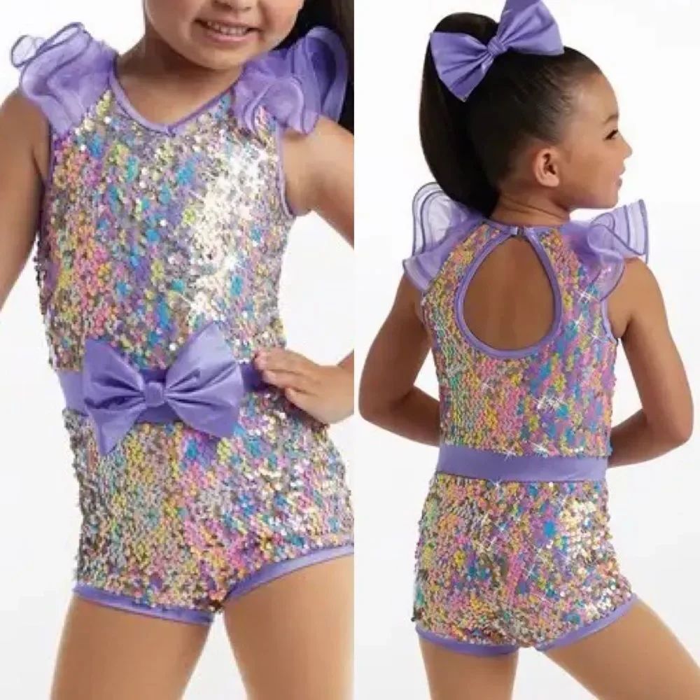 Weissman Dance costume lavender sequin DC Classics Medley
13871 IC- child 7/8